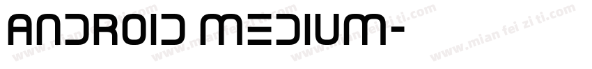 android medium字体转换